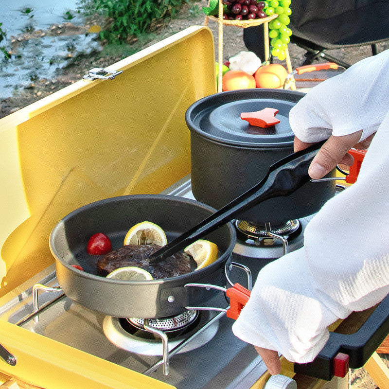 Fashion Outdoor Jacketed Kettle Three-piece Supplies