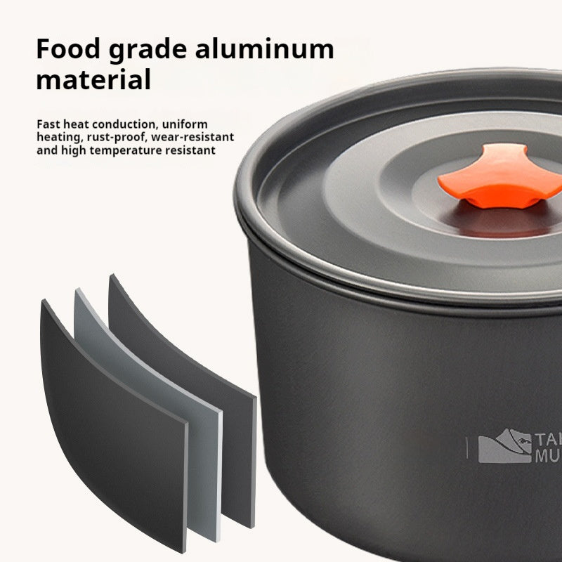 Fashion Outdoor Jacketed Kettle Three-piece Supplies